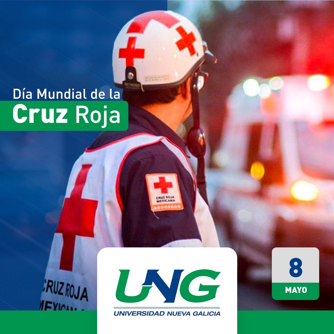 UNGTepic's tweet photo. 🗓 #Efemérides | Hoy celebramos el  #DíaMundialDeLaCruzRoja en reconocimiento a la labor humanitaria realizada por mujeres y hombres que se entregan a salvar miles de vidas. ¡Nuestra felicitación a esta noble institución! 👏🏻 https://t.co/bjVgjxhxUd