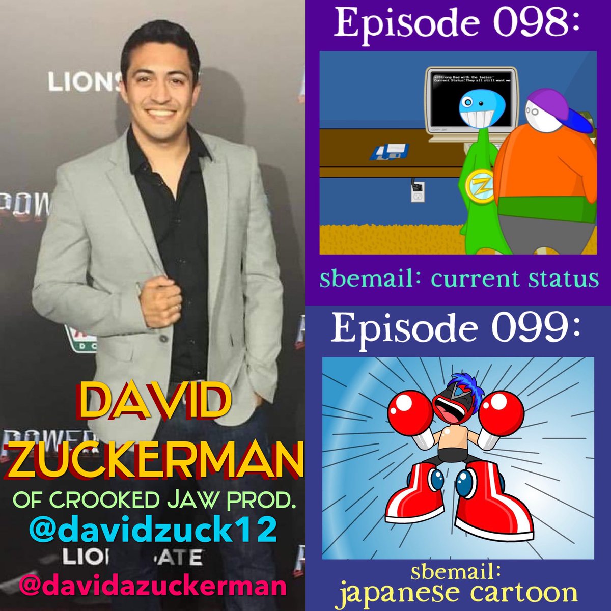 Shout out to  @DavidAZuckerman for being this week’s guest! Be sure to check out our episodes with him as well as his YouTube channel,  @crookedjawPC! Check out some highlights in this thread!  #crookedjawproductions