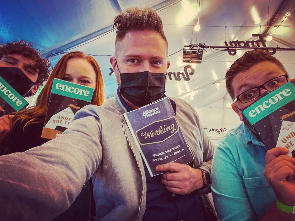 RyanOliveti's tweet image. Just a visit UNDER THE TENT! Who doesn’t love a live musical? ⛺️🎶 #Working #UnderTheTent #AllianceTheatre
