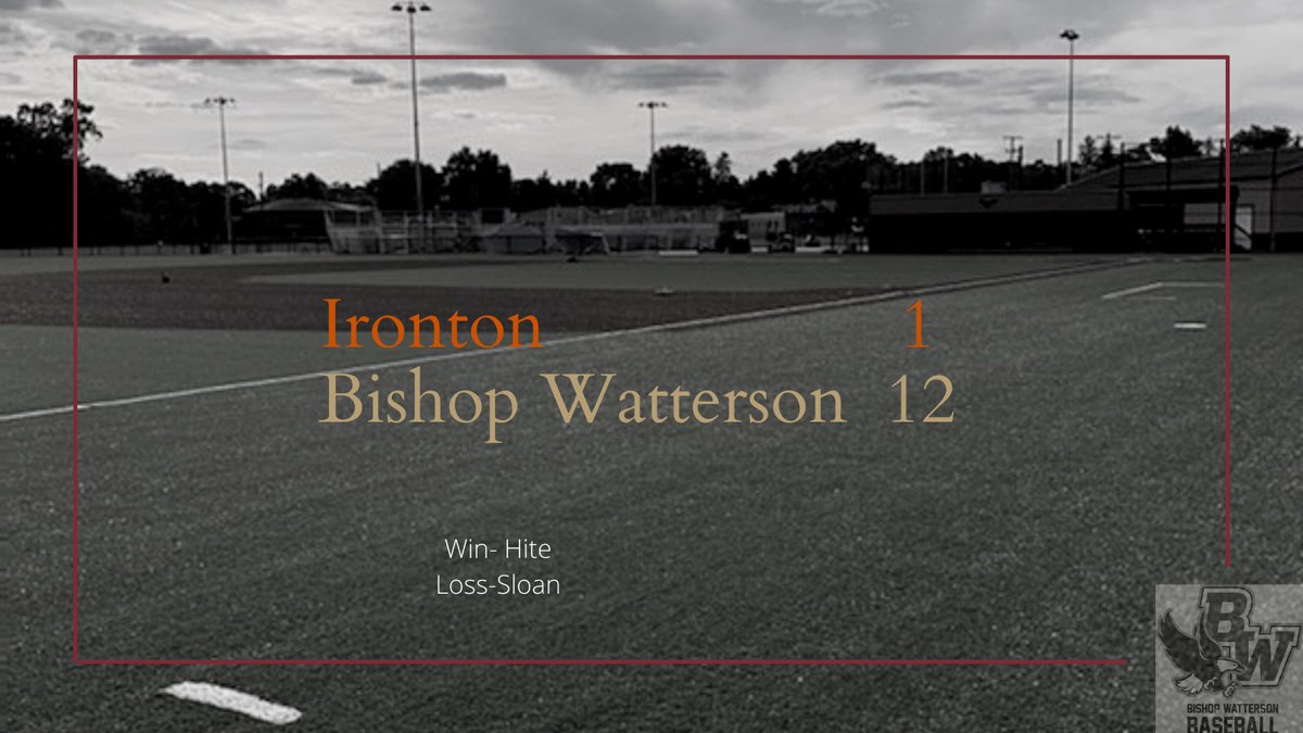 WattersonBB's tweet photo. Big Senior day win! Joe Hite with the win. Charlie Bernotas, Max McCann and Brandon Trout come up big at the plate. @OHCDBCA @BWHS_Athletics https://t.co/QIl2b8UwS3