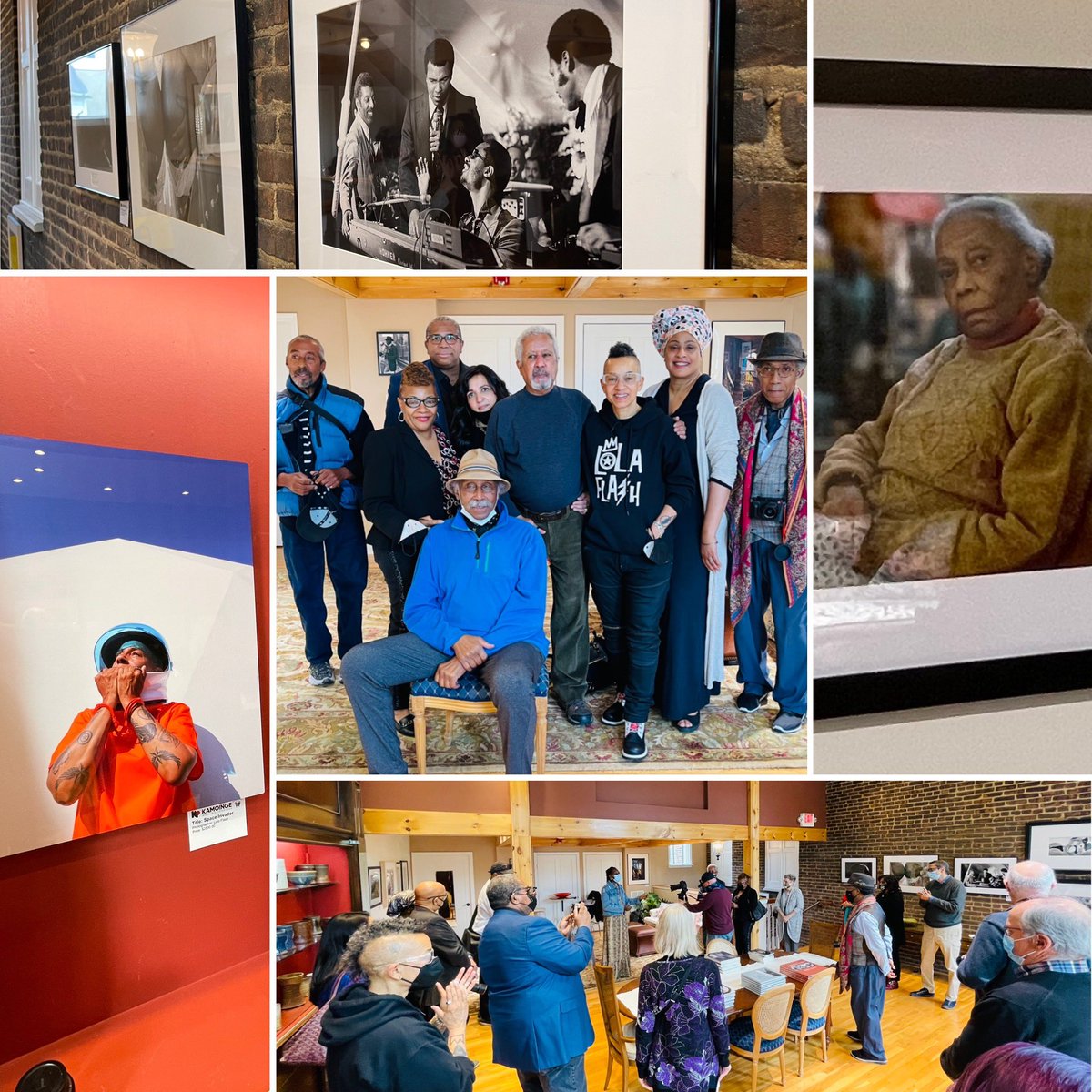 mayorbusch's tweet photo. Was my honor to welcome @KamoingePhotog to Papillon & Co. Coming straight from its exhibit at the @whitneymuseum, it will be here through 6/30 & I cannot overstate how significant it is that a collective of this notoriety chose our downtown to display its work. #BoroughsBack https://t.co/OdwOq181gK
