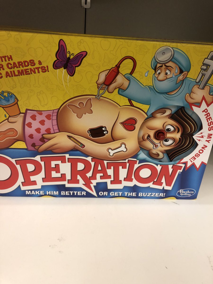 tbrucato's tweet photo. Hmmm, how am I just realizing that in the game of operation this poor guy WAS AWAKE THE WHOLE TIME, EVERY TIME!?!??? #PeopleWantToKnow #SorryForYelling #MeanChildren #AmazingThisIsStillAllowedInCancelSoceity #RIPTawnyKitaen #AvoidTheBuzzer #BritainsFavourite80sSongs https://t.co/1ML49PnxUG