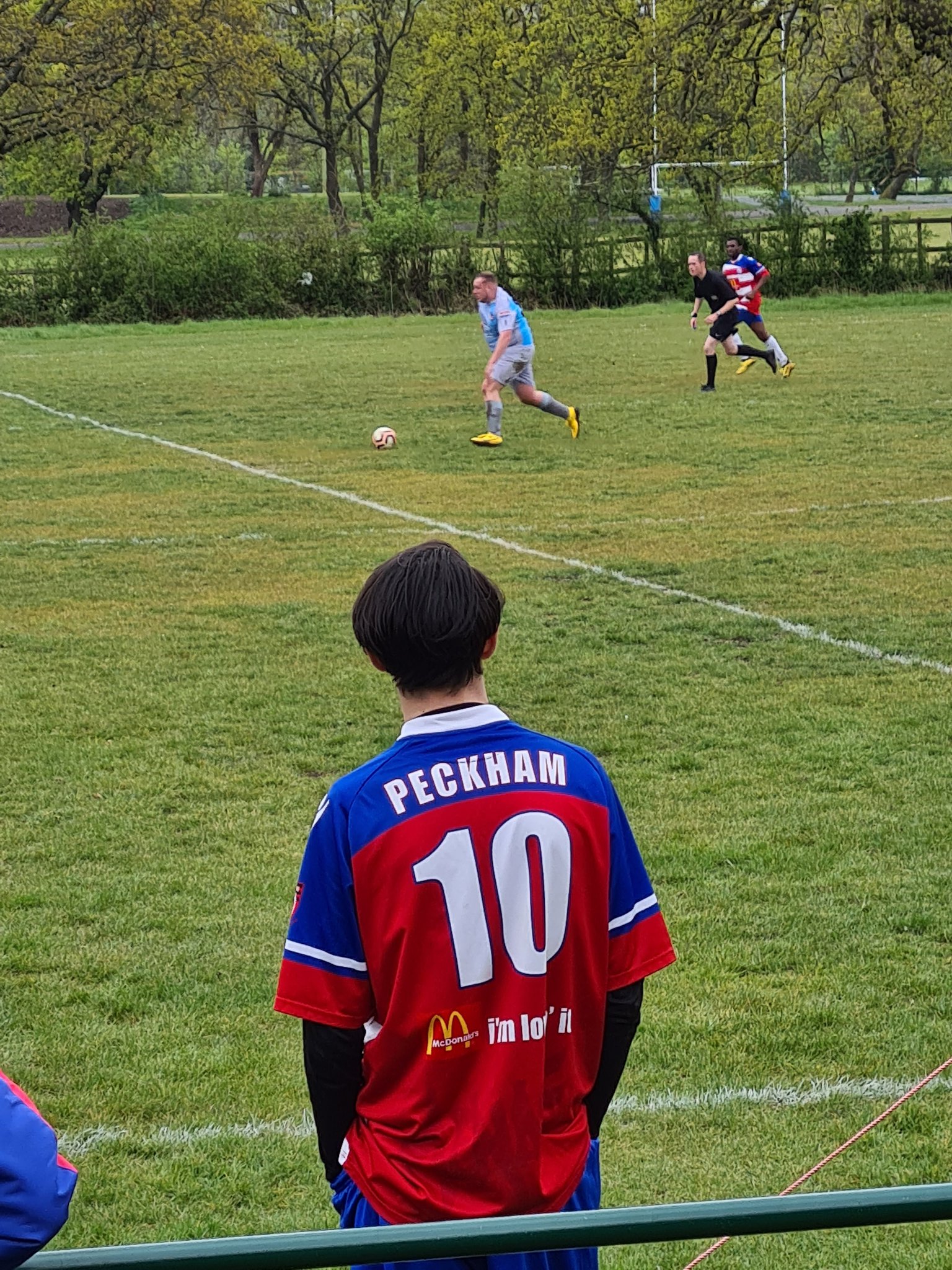 Dr Andrew Fleming Pynners Close Fields For Peckhamtownfc A 1 2 Dansonsportsfc 1 3 Londonfa Junior Cup Last 16 Attendance 19 No But 2 Camera Towers Full Blooded Cup Tie