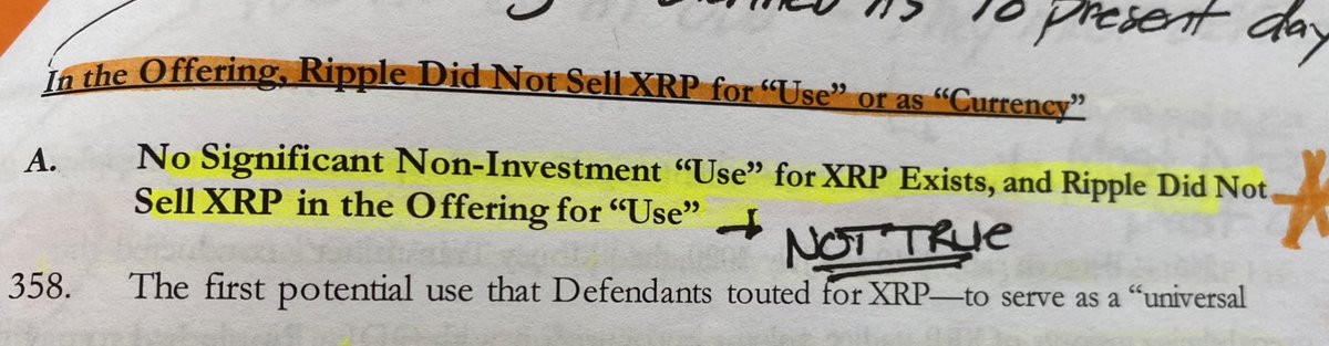 The SEC states in its opposition that it is not alleging secondary market sales as violations. That simply means they aren’t alleging it IN THIS CASE. If XRP itself is deemed a security as the SEC alleges, then they could claim violations in future cases.