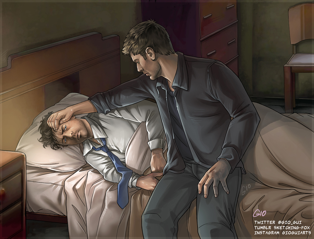 Gio_Gui's tweet photo. Arts done for Kiss of Death, written by Psyleedee on our partnership in @bottomcasbb!
https://t.co/4yuJiAF3GD
Well, there´s no much more than that, but if you want the uncropped versions, check the links in my Tumblr: https://t.co/fV5nWPeCYq
#destiel #DeanCas #fanart #fanfic https://t.co/6XMaQBlEzv