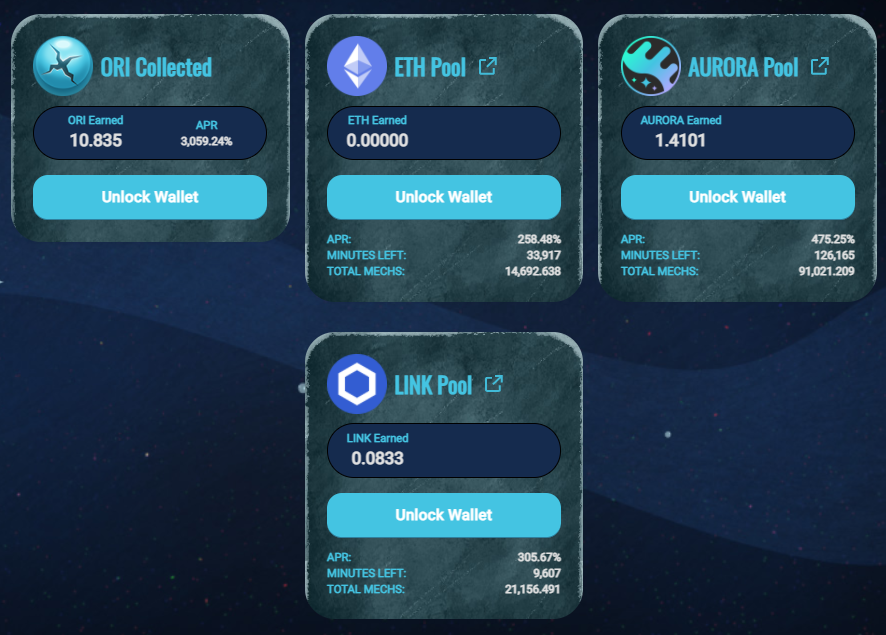 ssgreenburg's tweet photo. I just realized there isn't another project that allows you to stake for other tokens on Fantom

So, Caturday Contest time!!
#crypto #FTM $ORI $AURORA

Just follow @HyperJumpBSC 
Retweet/Like this post
Comment what token you want to earn next with MECHS

1 random winner! 24 hrs! https://t.co/Kj5MGLVTY0