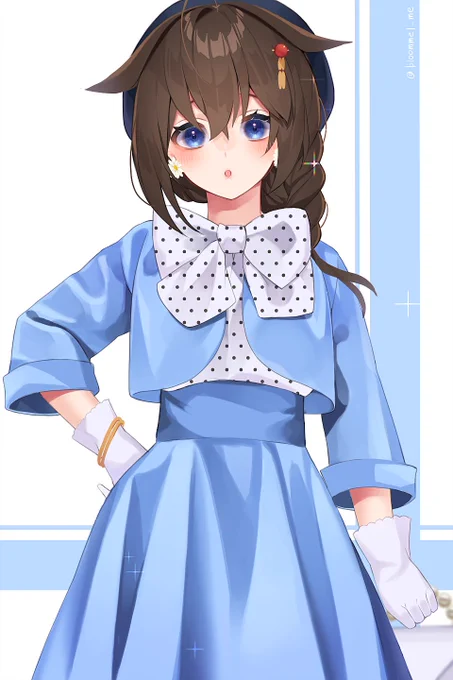 服の塗り練習しながらレトロ時雨ちゃん 