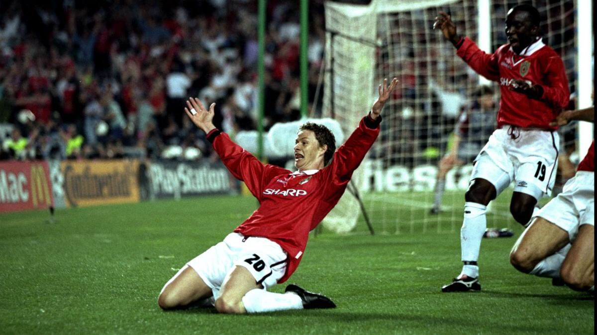 1998-99. Manchester United 2-1 Bayern Munich. Easily the best Fergie moment bar none. A late equaliser from Sheringham and a LATE winner from Ole.