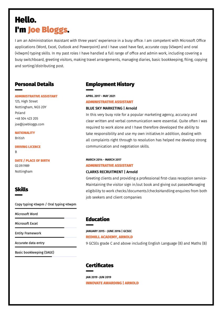 CreateCV1's tweet image. Hello there! 

The new &apos;Broad Peak&apos; template is here! 🎉 Check our templates on: createcv.net/templates

#resume #cv #createcv #createresume #resumeBuilder #resumeCreator #cvbuilder #cvCreator #resumeMaker #cvMaker #curriculumVitae