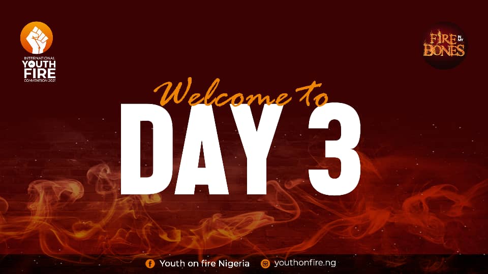 youthonfireng's tweet photo. Welcome to Day 3...
I don't know how to describe the sound or feel of the fire inside of me. 
all I know there is, there is fire in my bones, and it's because of this program... don't miss the last day... 
#fireinmybones, #youthonfire, #internationalyouthconvention, #iyfc https://t.co/wNrieYr3km