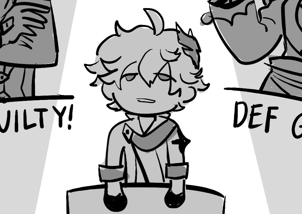 hiii ive been in a slump but here are some genshin doodles feat chili 

poipiku.com/703335/4258666…