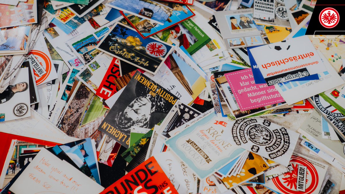 Eintracht's tweet image. Großartiger Support ❤️

Über 10.000 Postkarten sind bei uns bereits als Motivation für das Team eingegangen. DANKE an die Eintracht-Fans für diese tolle Unterstützung 👏
#inEINTRACHT #SGE