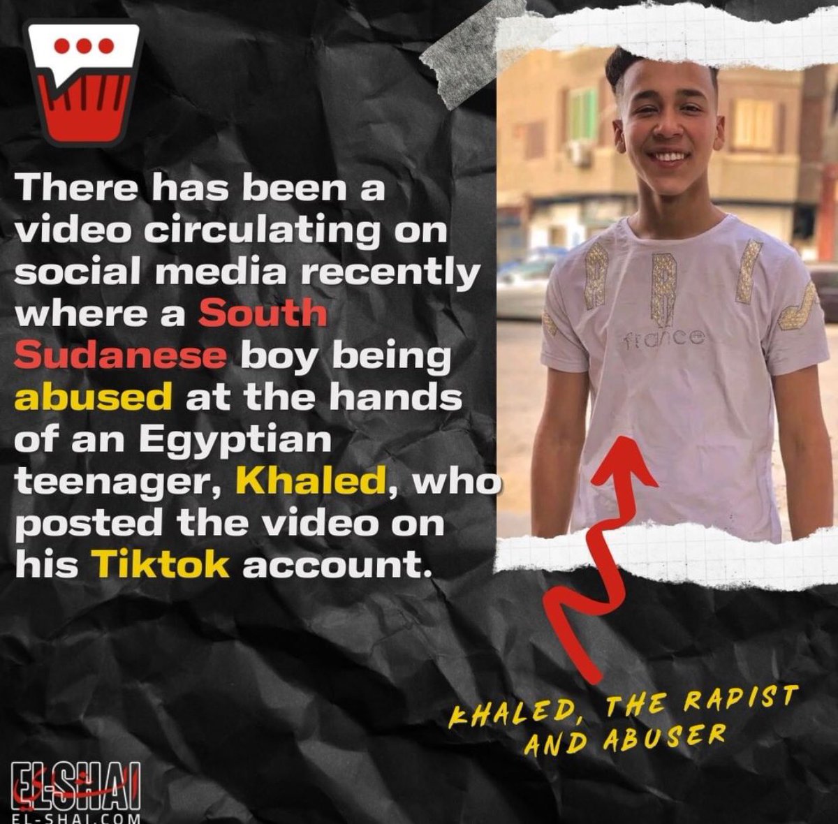 AdharAbiem's tweet photo. #JusticeForAkokAndHisSisters #RefugeeLivesMatter  #RacisminEgypt  #StopBlackHateEgypt https://t.co/pdYPhRXQkU
