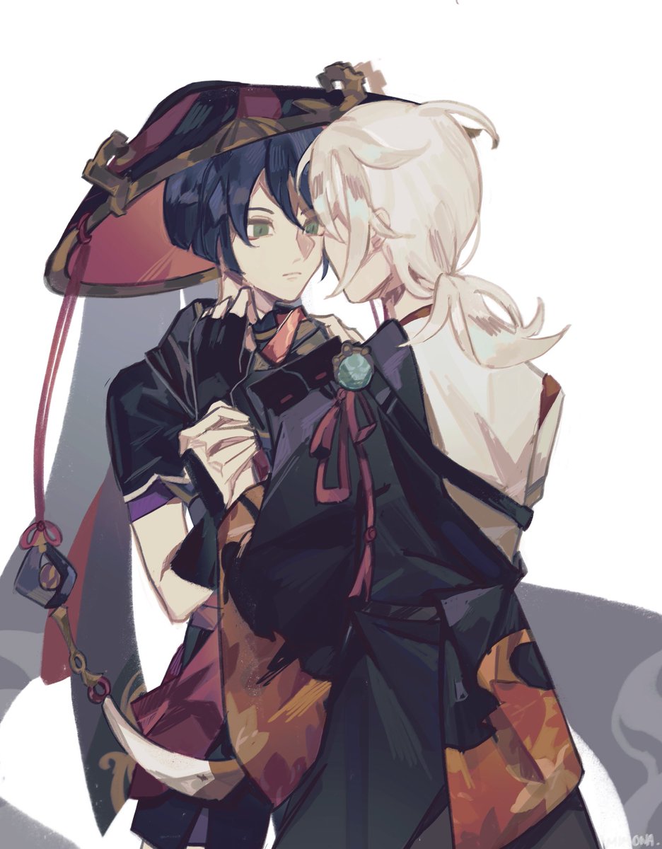 mimonadraws's tweet photo. idk i think they’re kinda neat #kazuscara #genshinimpact https://t.co/x4tUimM61m