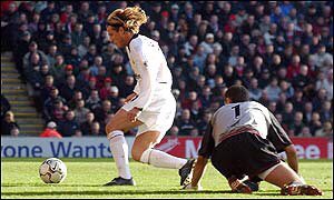 2002-03 Manchester United 2-1 Liverpool. The game that made Forlan a cult hero.