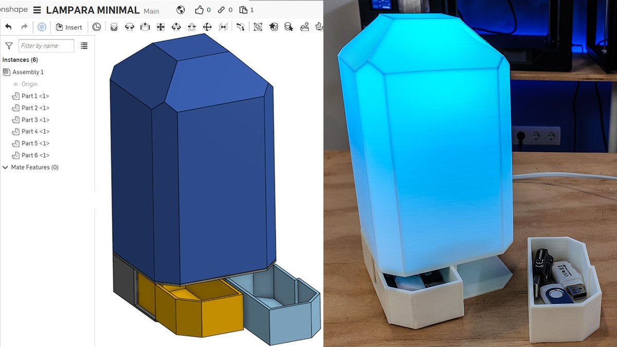 ShareHorizons's tweet photo. DISEÑO 3D LÁMPARA - TUTORIAL de ONSHAPE
🆕▶️ https://t.co/sJbyAopReV
@Onshape @PTC_Education https://t.co/ikpJpC11af