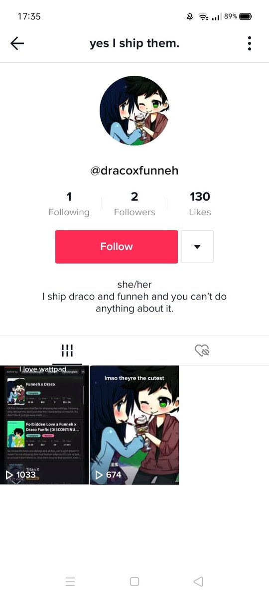 AraGamer9's tweet photo. @DraconiteDragon Pls pls pls say smt to this person on tik tok https://t.co/wkXOJbCU1p