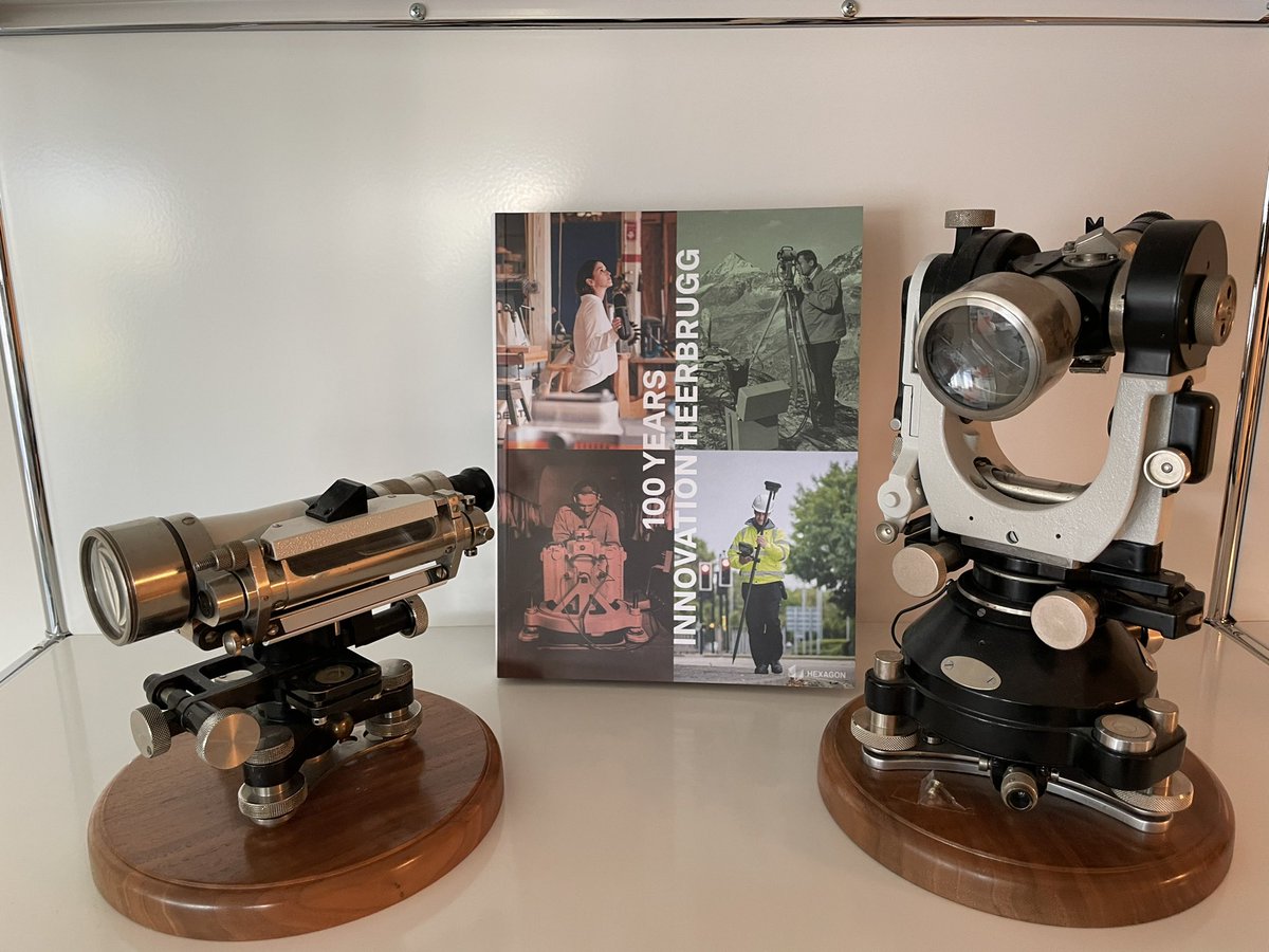 I am very excited to share that our team finished the 100 years of Innovation Heerbrugg book describing how it all began with a Wild level and the famous Wild T2. It‘s digitally available, a must read for surveyors! 😉 <a href="/LeicaGeosystems/">LeicaGeosystems</a> part of <a href="/HexagonAB/">Hexagon</a>  flipsnack.com/hexagongeo/100…