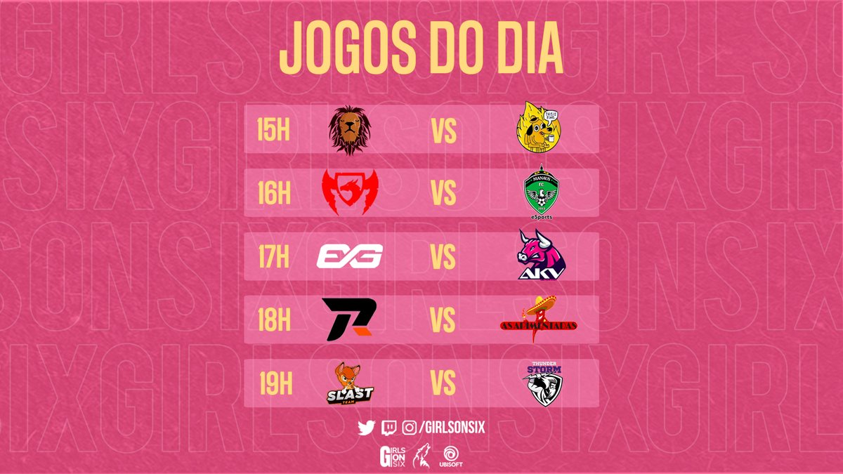 GirlsOnSix's tweet photo. CHEGOU O GRANDE DIAA 🗣️
Logo mais às 15h a Copa da Girls tá ON com MUITA BALINHA e QUALIDADE.
E além de tudo, será narrado e comentado por uma galera que entende de R6.
🟣📺https://t.co/qUJJNwBhrA
#CopaGirlsOnSix https://t.co/FQOTbcpxfa