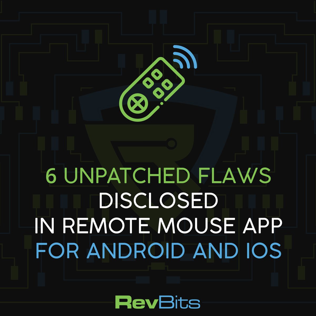 RevBits's tweet photo. As many as six zero-days have been uncovered in an application called Remote Mouse, allowing a remote attacker to achieve full code execution without any user interaction.

https://t.co/veSUy9cCYg

#android #ios #app #CyberSecurity #remotemouse #remotecontroll #ZeroDay #flaw https://t.co/js2y7GRiXw