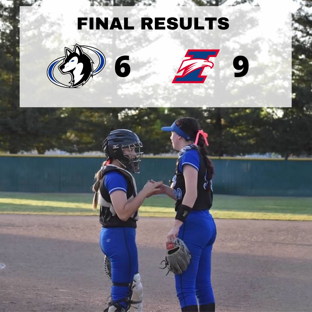 HWHS_Softball's tweet photo. Results from the game against Immanuel. Next game is Friday (5/14) vs. Dinuba to start our second round of league💙 https://t.co/ZQmQ4jITwR
