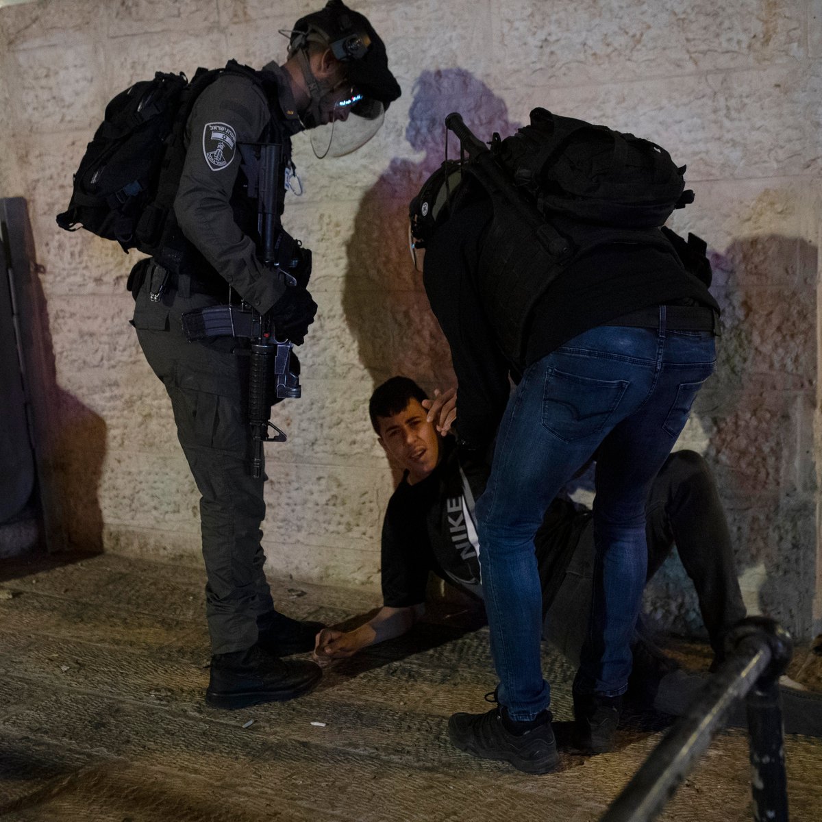 Israel is boosting troops in the occupied West Bank after protests over evictions of Palestinians in  #SheikhJarrah.Israeli forces stormed the Al-Aqsa Mosque, firing rubber bullets and stun grenades and locking people in. At least 205 Palestinians were wounded, most in the face.