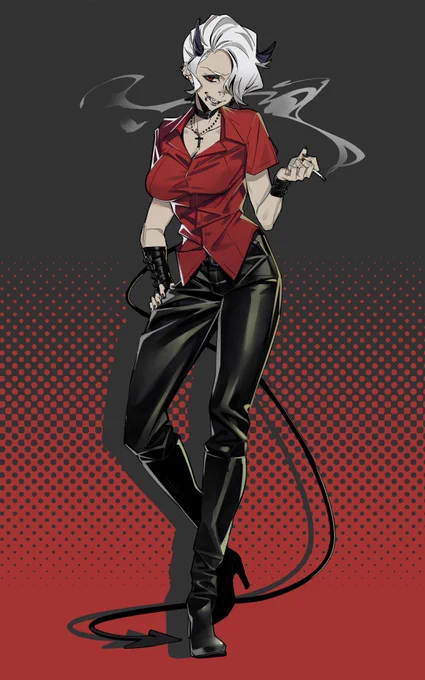 最近やったゲームの悪魔っ娘"達"がどストライクだったので描きました

性悪悪魔のズドラーダ姐さんです

最推しの悪魔です

#Helltakerfanart 
#Helltaker 