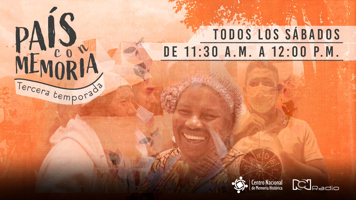 📡¡Sé uno de los ganadores de las maletas étnicas del CNMH!
 
Escucha hoy el programa #PaísConMemoria, a las 11:30 a.m., por La Básica de <a href="/rcnradio/">RCN Radio</a>, las 5 primeras personas que nos escriban su opinión sobre el tema del día se llevan uno de los ejemplares.