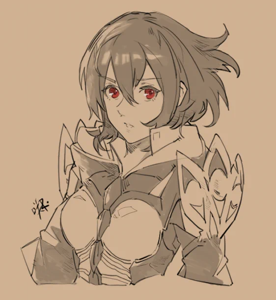 Fallen Morgan sketch 