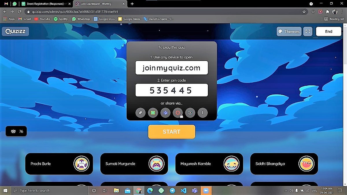 dktestei's tweet image. DKTE organized “Techsymposium 2k21” on 29th April 2021 in online mode. Our CSE Department had organized event &quot;Mind Fizz&quot; (Online Quiz competition).More than 100 students from various colleges sarticipated in the event.
#dkte #dkteCSE #TechSymposium