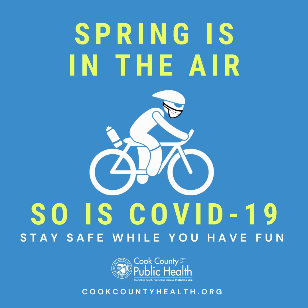 CookCoHealth's tweet photo. COVID-19 cases are on the upswing. Please share this---let's make virus prevention go viral this spring. #myshot #answerthecall #maskup #onecookcounty https://t.co/WubblXRHSC