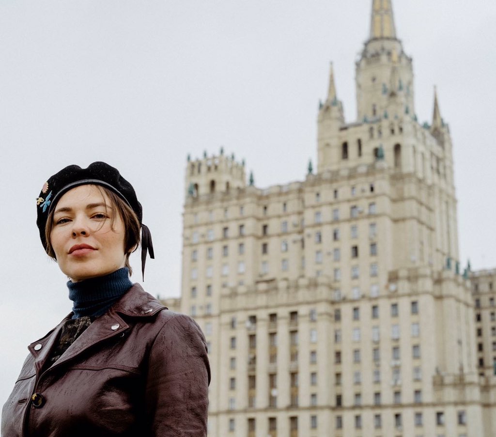 NinaKraviz's tweet photo. I am on the cover of weekend’s edition of @berlinerzeitung 🐳 interview by Sabine Roethig and photographed by Nanna Heitmann https://t.co/3LLh8JSR9Z