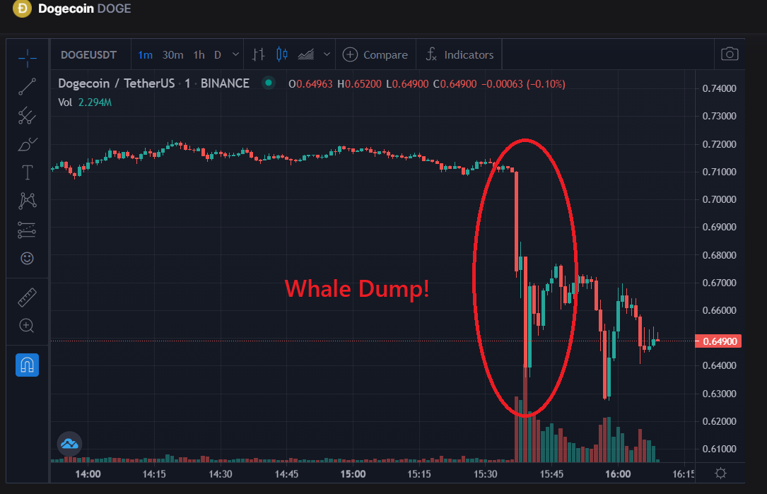 noelistic_'s tweet photo. Whale dump! Play with Caution!

#Dogecoin #DogecoinRise #ElonMusk https://t.co/EkL26LkzLm