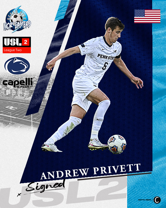 Ocean City Nor'easters (@ocnoreasters) on Twitter photo Another midfielder joining the Nor'easters at the #BeachHouse this summer is Andrew Privett from nationally-ranked <a href="/PennStateMSOC/">Penn State Men’s Soccer</a>.
MORE: oceancityfc.com/nor-easters-20…
#WeAre #Path2Pro Another midfielder joining the Nor'easters at the #BeachHouse this summer is Andrew Privett from nationally-ranked <a href="/PennStateMSOC/">Penn State Men’s Soccer</a>.
MORE: oceancityfc.com/nor-easters-20…
#WeAre #Path2Pro