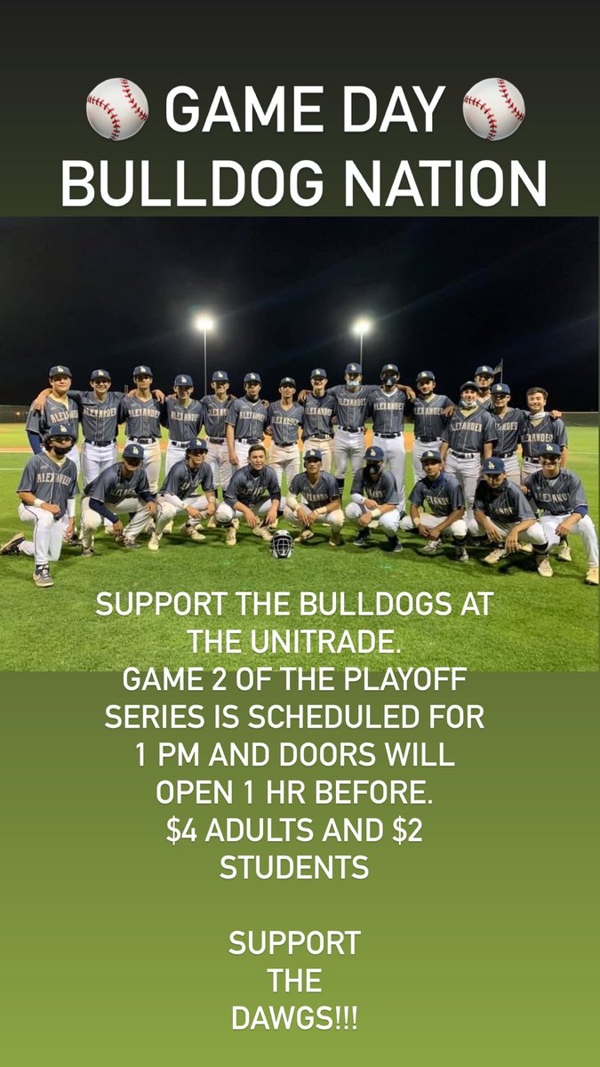 Let’s gooooo💯 @AHSBaseball_lrd <a href="/FernandoALemus2/">Fernando A. Lemus</a>