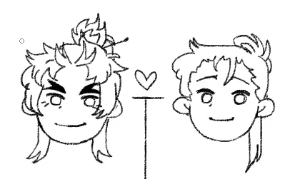 im making a kny oc relationship chart and in the process ive gotten attached to these two i havent even named them yet 