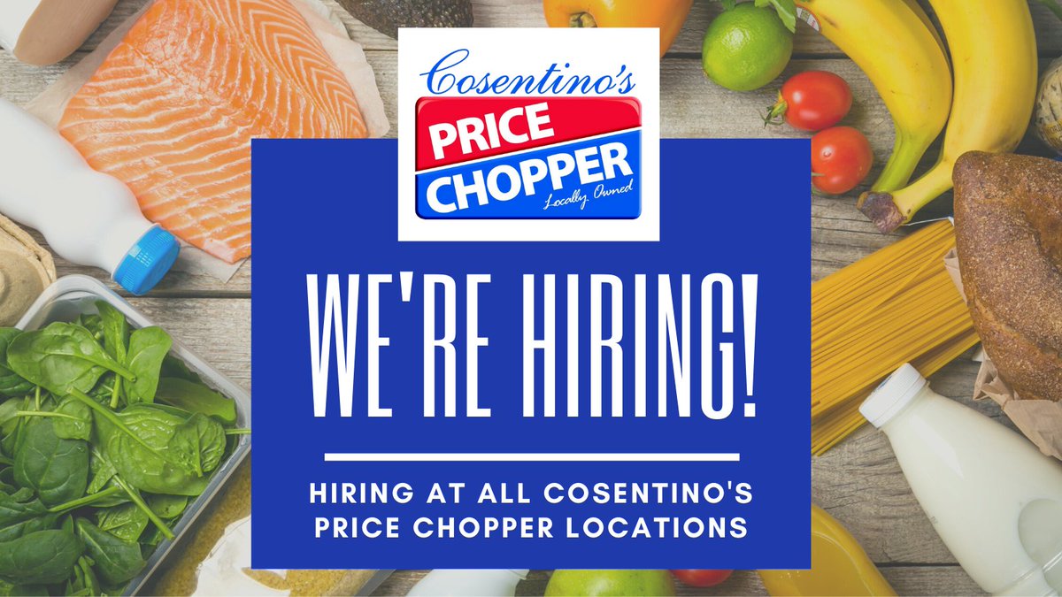 Looking for a job with great opportunities, competitive wages and more? We’re hiring at all Cosentino's stores! Visit cosentinosjobs.com to apply today.