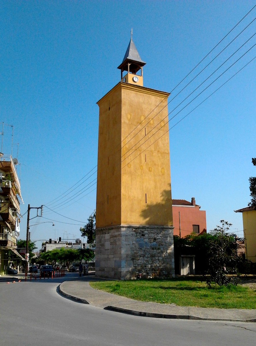 Evrenosoğlu Şerif Ahmed Bey Clock Tower, Yenice-i Vardar (Giannitsa) Another Ottoman landmark left by the Evrenos dynasty. Long neglected by the Greeks and only recently restored. Mosque and Muslim cemetery in 3rd pic long gone.