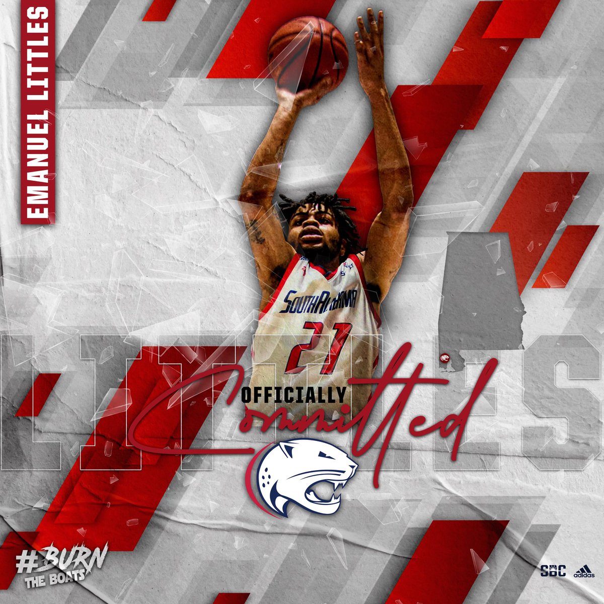 _hitmanpower's tweet photo. After long nights of thinking I’ve decided that it will be best for me to finish school and continue to grow my stock as a pro. With that being said I will be transferring to the university of south Alabama. Thank you to all the schools who recruited me and let’s go Jaguars‼️🤟🏽🖤 https://t.co/nlPvKMue8q