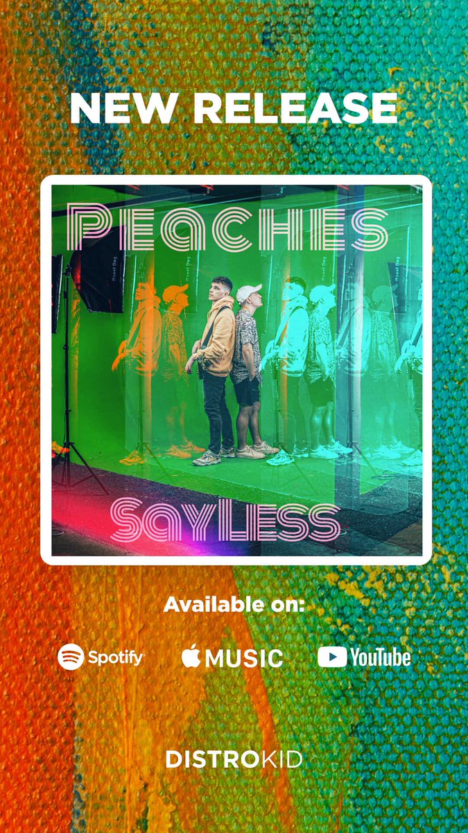saylessband's tweet photo. stream our Peaches cover!! 🍑

👉🏻 https://t.co/zh03g2N2U7 👈🏻 https://t.co/pAOld8Ooxz