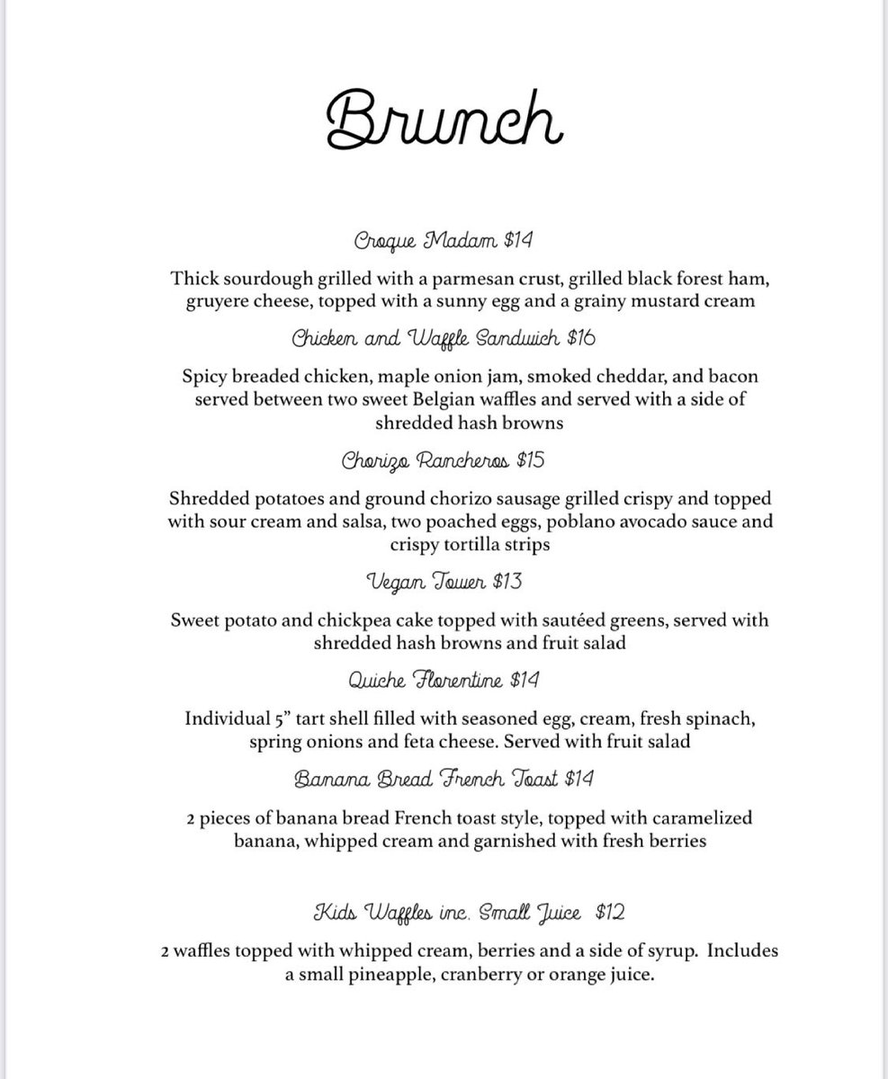 Our #yegbrunch menu! Enjoy it on our #gorgeous #heated #rooftop patio this Mother’s Day.
