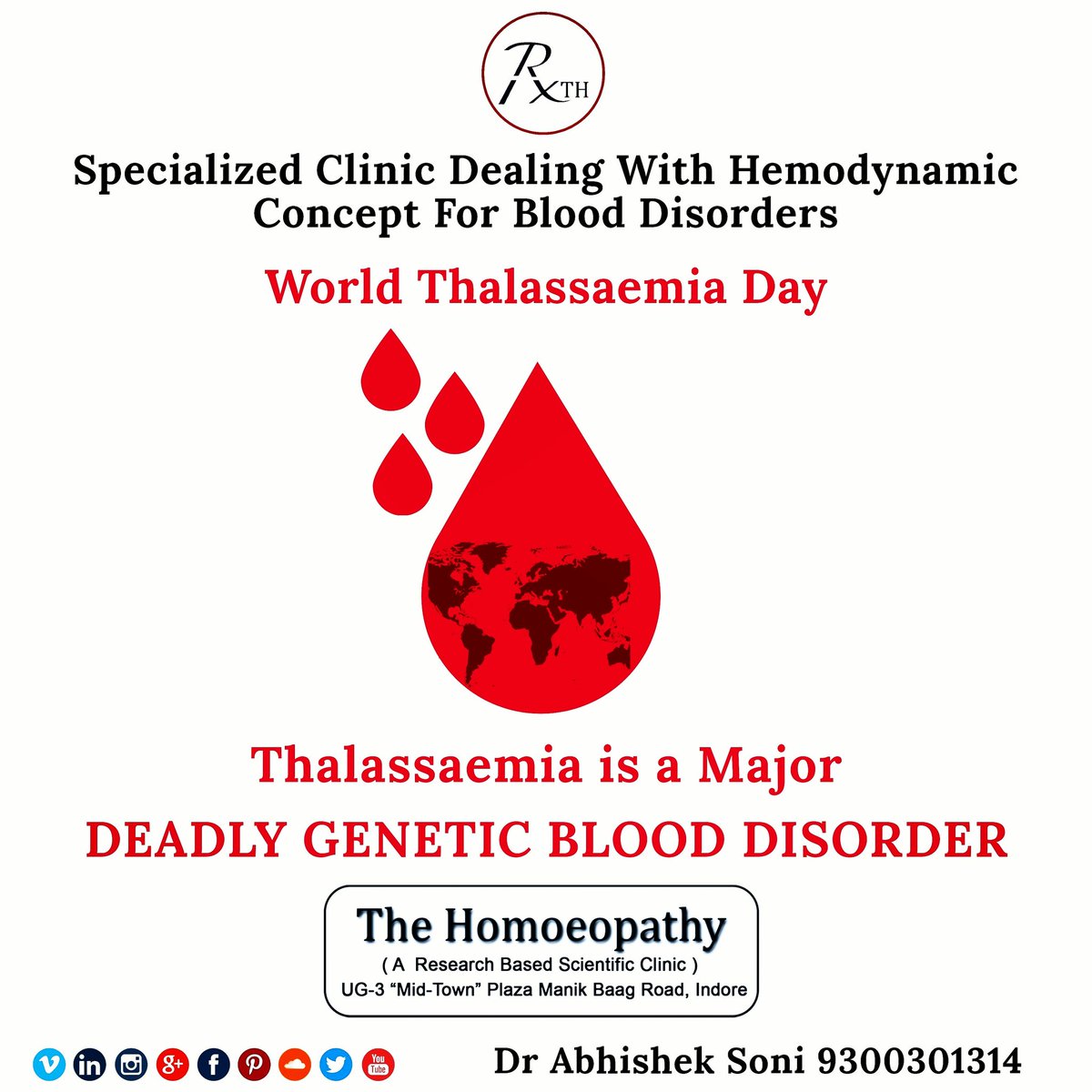 #worldthalassaemiaday #thalassaemia #thehomoeopathy #drabhisheksoni #blooddisorders #bloodcancers #aplasticanemia #thrombocytopenia #hemodynamicconcept #autobioticconcept
#थैलेसीमिया #विश्वथैलेसीमियादिवस #एप्लास्टिकएनीमिया #थ्रोम्बोसाइटोपेनिया #रक्तसंबंधिबीमारियाँ #रक्तकैंसर