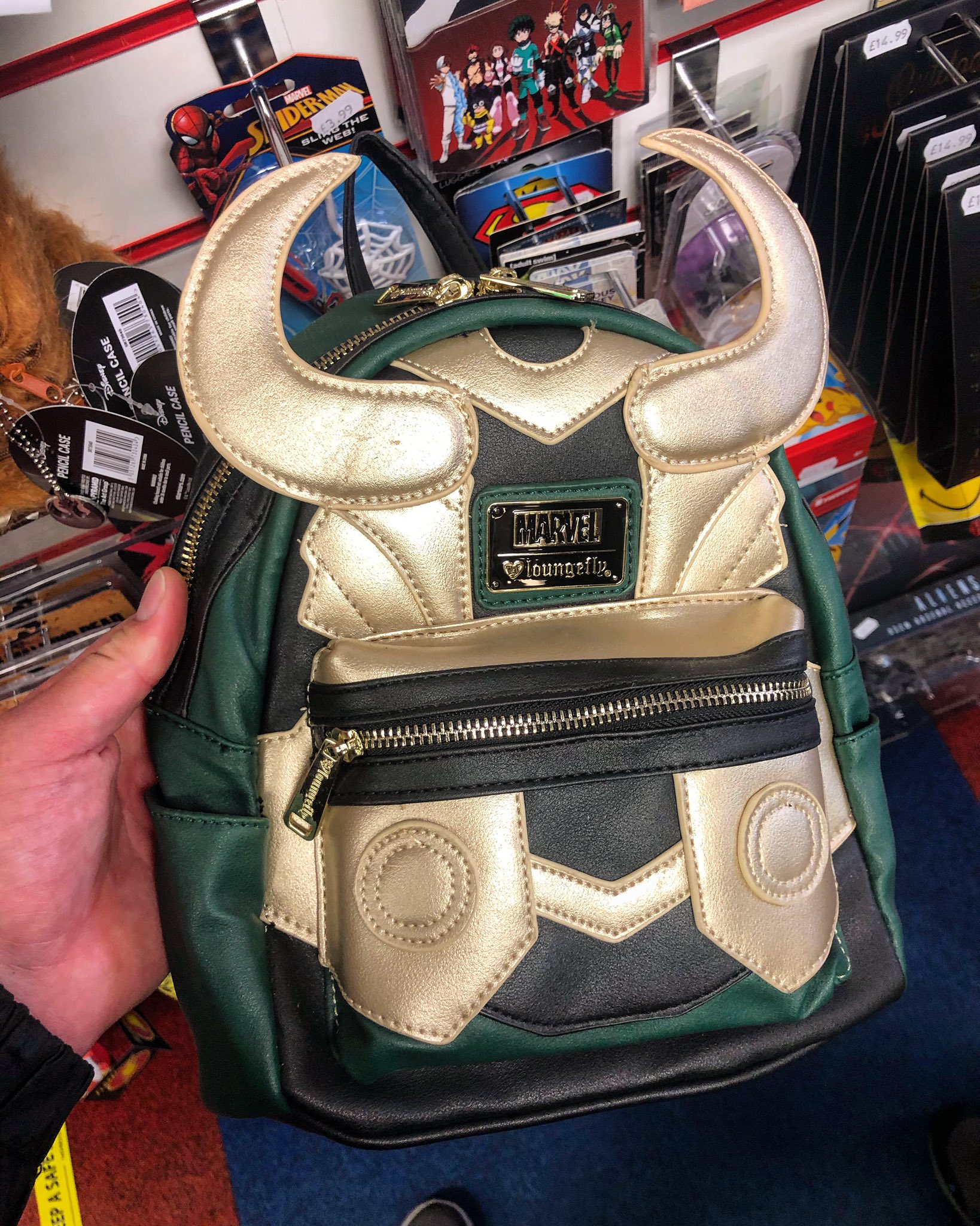 Real VS Fake Loungefly Mini Backpack (Marvel's Loki)