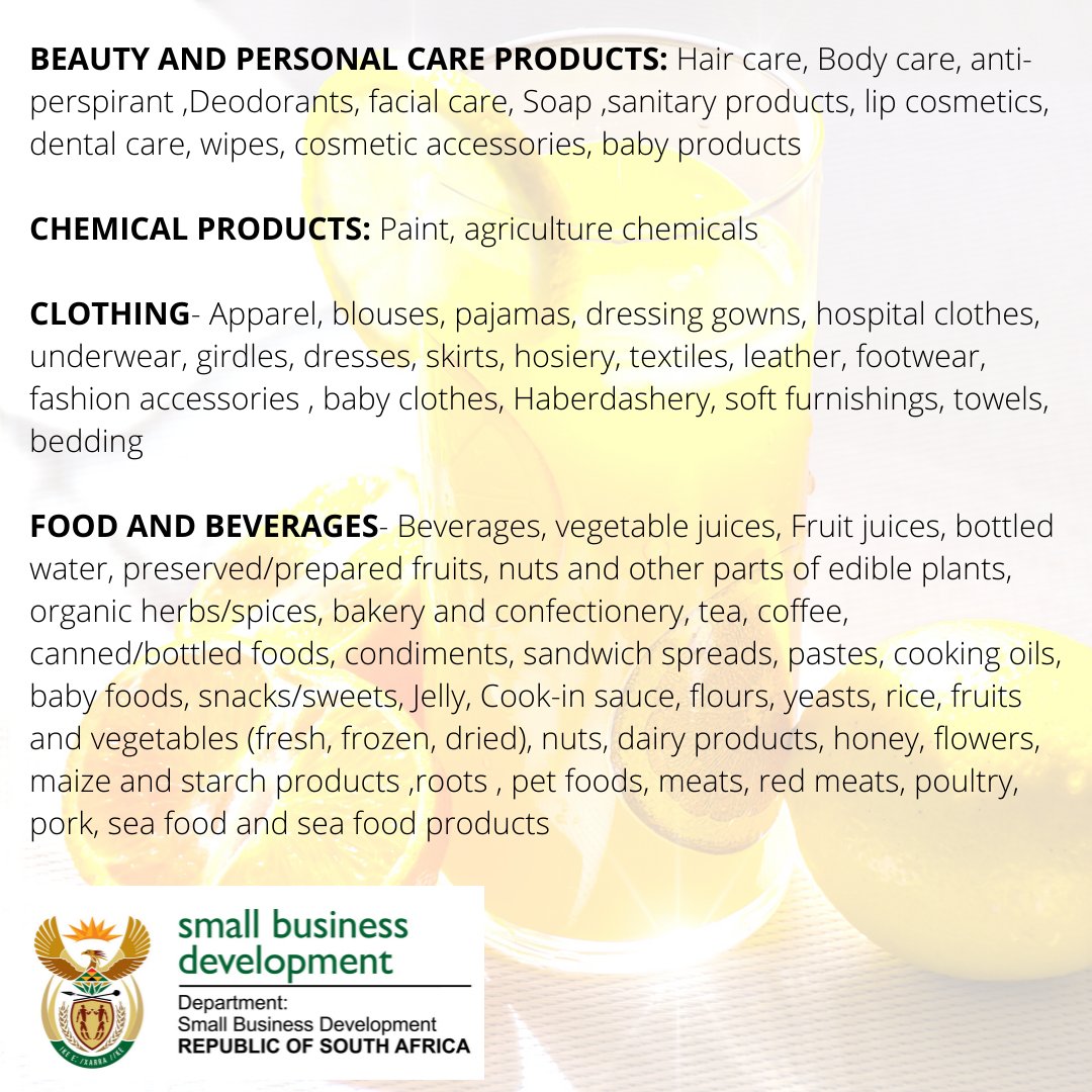 DSBD_SA's tweet image. 1 000 Products and Services to be procured from SMMEs. dsbd.gov.za