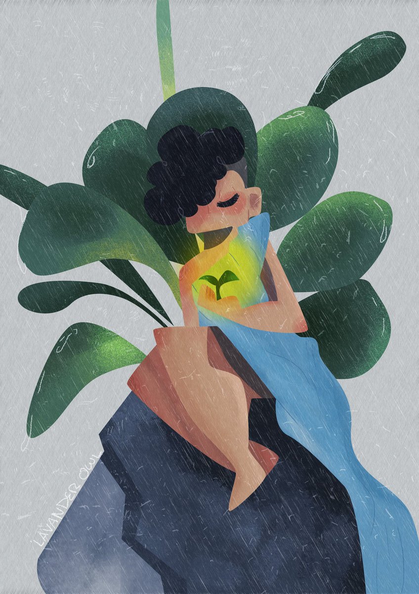 lavanderowl's tweet photo. i hopped into the "draw yourself as a deity" tik tok trend so here is me as the Goddess of Rain
#deitytrend #godtrend #tiktokchallenge https://t.co/f23uz6b9QY