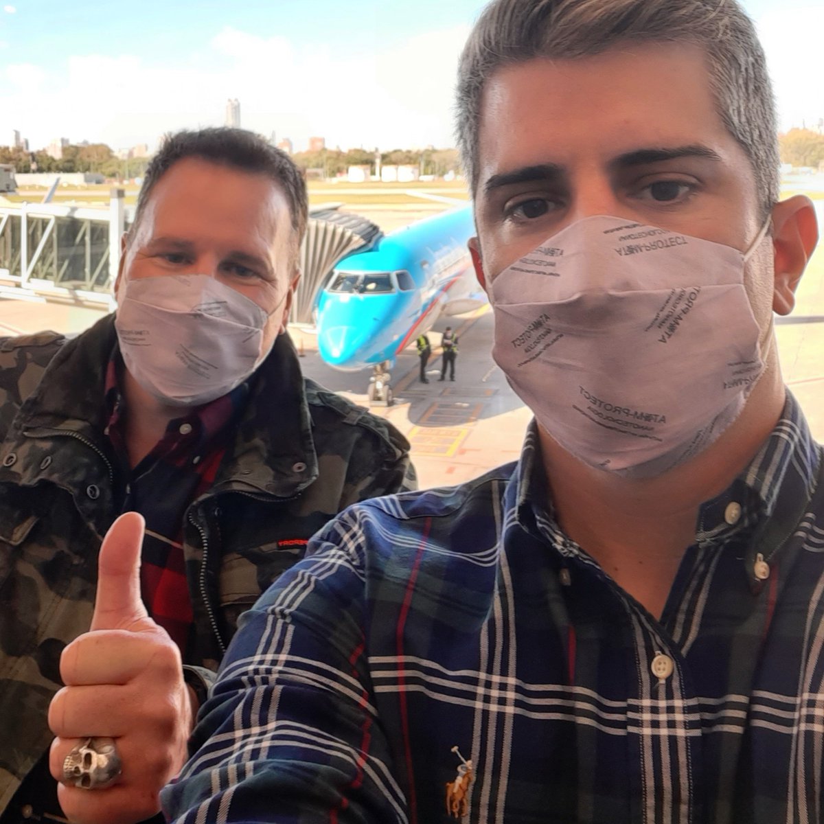 roderikopop's tweet photo. READY FOR A NEW HOLIDAY DURING THE COVID ERA ✌🏼😉
#today #men #trip #doubleisbetter #airport #selfie #guy #argentina #mask #instagood #buenosaires #adventure #saturday https://t.co/CsHFHQkvCQ