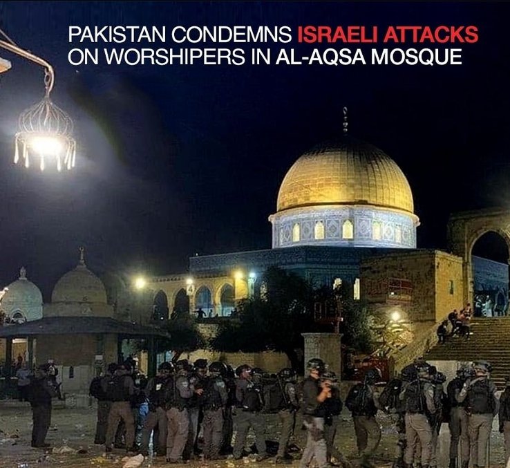 _AWahab_'s tweet photo. #IsraeliAttackonAlAqsa
And yet again the world stay silent, and israel continues oppression on Palestine.
#PrayForPalestine 🤲
#المسجد_الأقصى https://t.co/yh3AZDV74Q