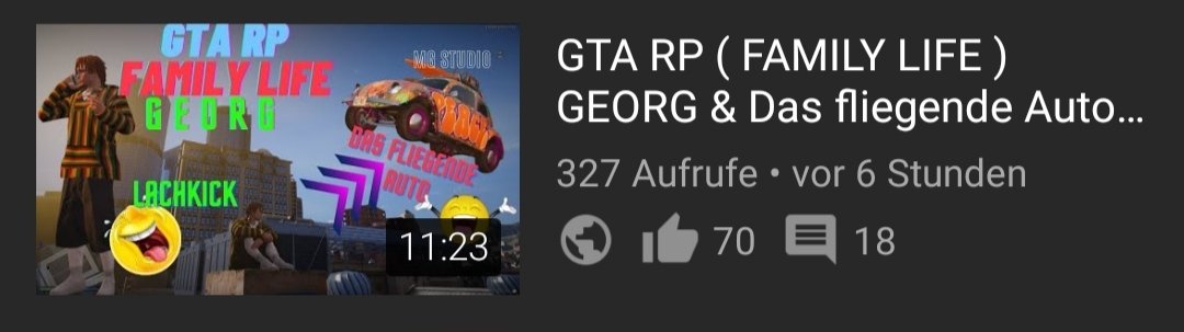 LiveCrusHeR's tweet photo. 70 Likes bei 300 Aufrufe ist krass, danke Leute KUSS KUSS #GTARP #familylife #besterserver https://t.co/qkD5iy01DR
