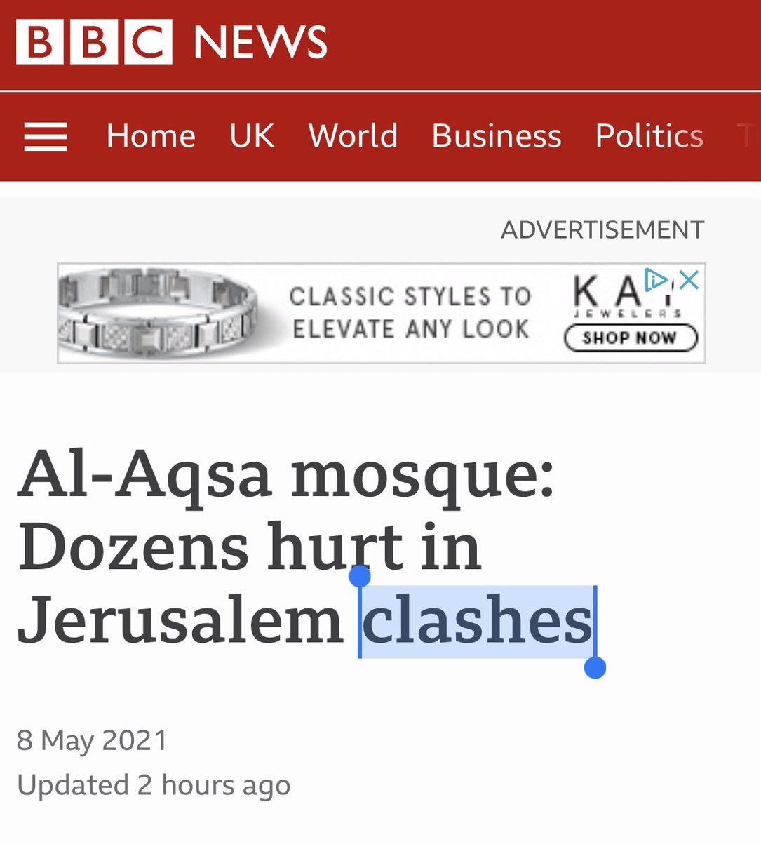 RaniaKhalek's tweet photo. Israeli police are attacking, arresting and injuring defenseless Palestinians in their neighborhoods and even as they’re praying at Al Aqsa mosque. Western media is engaged in extreme propaganda, portraying one-sided racist violence as “clashes”. So SHAMEFUL. https://t.co/L0inEphmJS