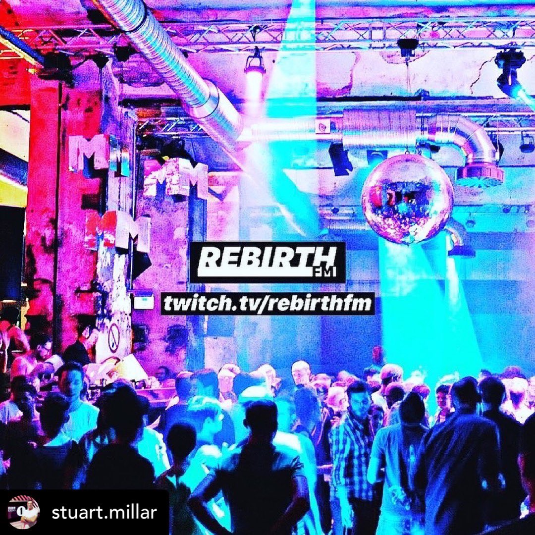 Catch me and <a href="/StuartMillar/">Stuart Millar</a> over on <a href="/rebirth_fm/">rebirthfm</a> on <a href="/Twitch/">Twitch</a> from 6pm GMT. #house #techno #Livestream